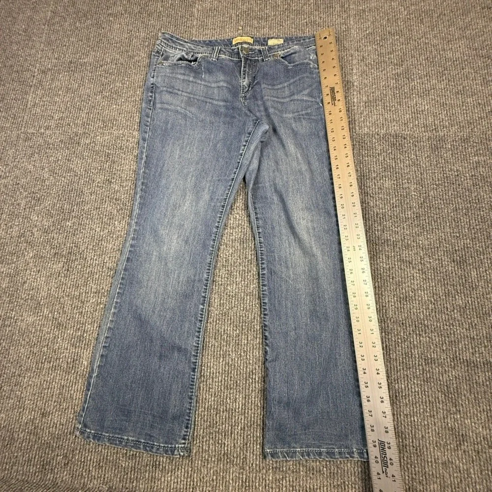 Nine West Vintage America Collection Shine Premium Bootcut Blue Jeans 16R/33